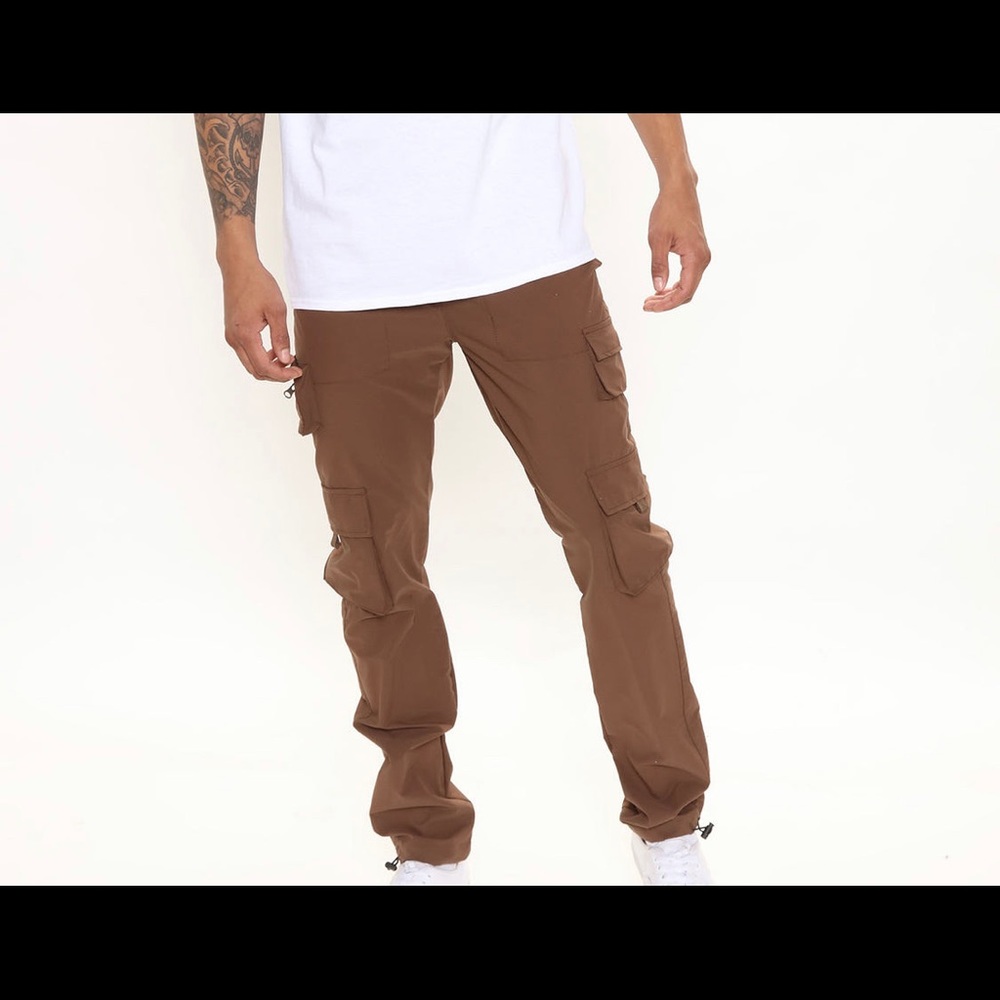 Brown cargo pants